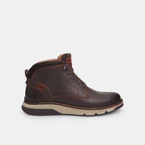 Botines para hombre en nubuck, Marrón Botines para hombre en nubuck, Marrón